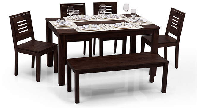 Phobia 6 Seater Dining Table Set With Bench